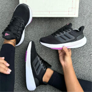 Adidas EQ21 - Mujer - Negro/Rosado